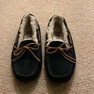 Ugg Moccasins - size 8 - navy